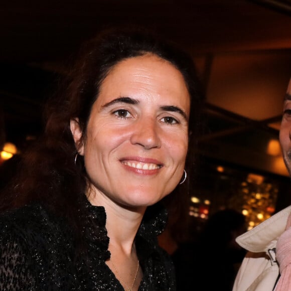 Mazarine Pingeot et son mari Didier Le Bret lors de la 12e édition du Prix de la Closerie des Lilas à Paris, le 16 avril 2019. © Cédric Perrin/Bestimage
