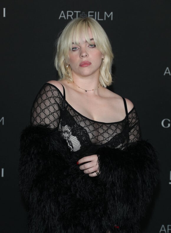 Billie Eilish - People au 10ème "Annual Art+Film Gala" organisé par Gucci à la "LACMA Art Gallery" à Los Angeles, le 6 novembre 2021.