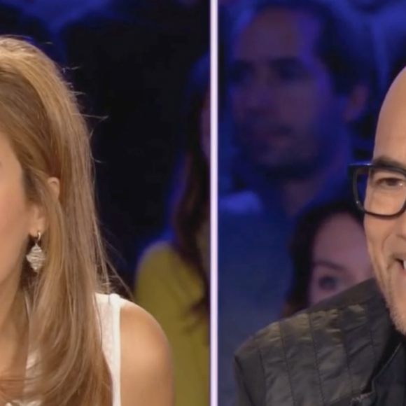 Pascal Obispo, Léa Salamé - Philippe Caverivière, Chimène Badi, Léa Salamé, Pascal Obispo et Philippe Risoli, étaient les invités de Laurence Boccolini aux commandes, pour la première fois, des Enfants de la télé sur France 2, dimanche 22 octobre.