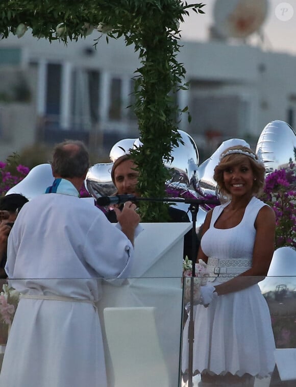 David et Cathy Guetta célèbrent leur 20 ans de mariage au Lio, le plus beau complexe de la baie d'Ibiza le 28 août 2012