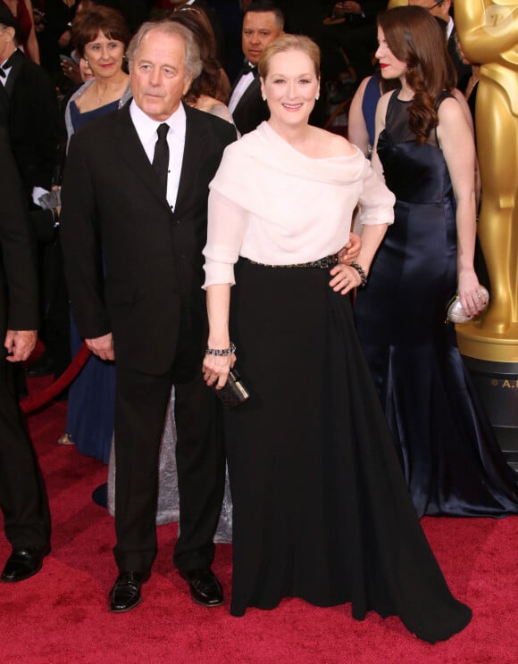 Meryl Streep et son mari Don Gummer - 86ème cérémonie des Oscars à Hollywood, le 2 mars 2014. 