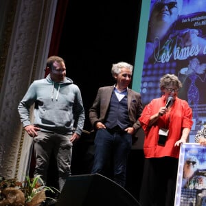 Exclusif - Mimie Mathy, marraine de la 3ème édition, Veronique Meriadec, Emmanuelle Montaud - Présentation du court-métrage "Les âmes de papier" à l'occasion de la 3ème édition du festival Histoires de Femmes à Dreux. Le 21 octobre 2023 © Denis Guignebourg / Bestimage 