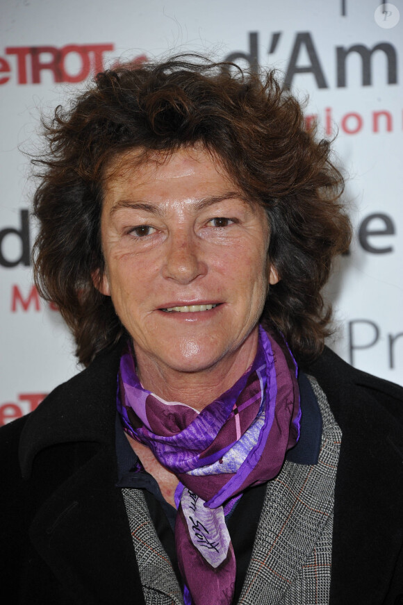 Florence Arthaud - 91ème prix d'Amérique Marionnaud à l'Hippodrome de Vincennes le 29 janvier 2012