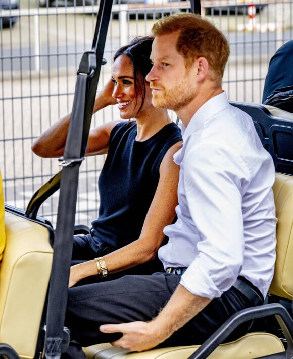 Prince Harry, Duchess Meghan, Visit of the swimming competitions as part of the Invictus Games 2023, Day 5 in Dusseldorf, Germany, September 13th, 2023. ( DANA-No: 02466280 )
