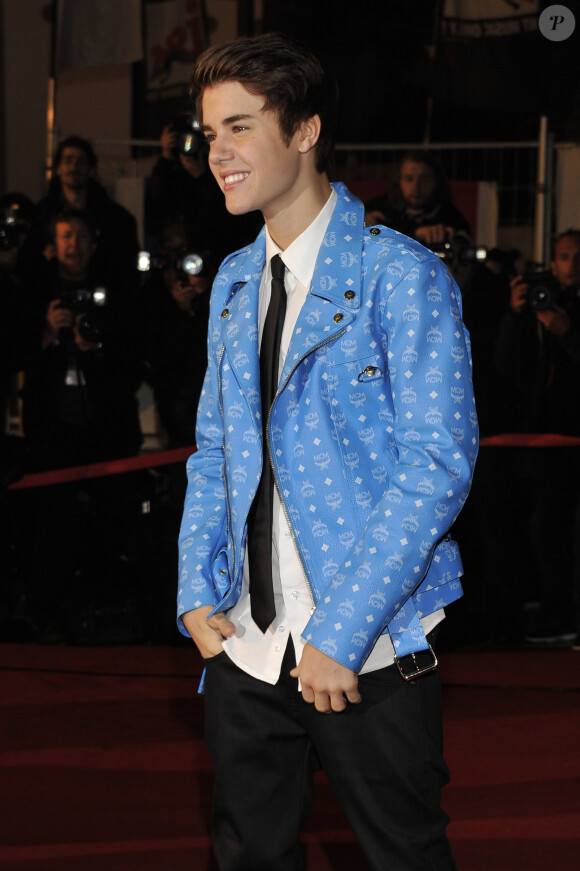 Le chanteur canadien Justin Bieber - NRJ Music Awards 2012, Cannes