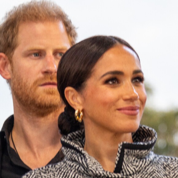 Le couple s'est marié en 2018.
Prince Harry et Meghan Markle, le duc et la duchesse de Sussex -Cérémonie pour Kevin Costner © Amy Katz/Zuma Press/Bestimage