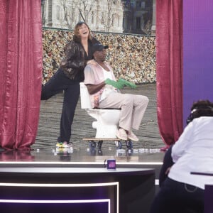 Exclusif - Virginie Hocq, Ahmed Sylla - Enregistrement de l'émission "Morning Night", présentée par M.Youn, B.Morgaine et V.Desagnat, et diffusée le 2 novembre sur M6 © Jack Tribeca / Bestimage