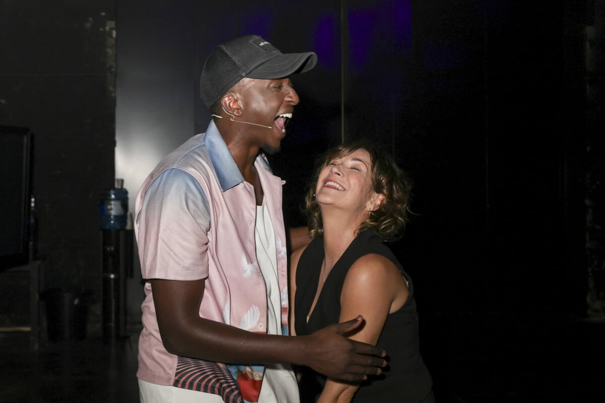 Photo : Exclusif - Ahmed Sylla, Virginie Hocq - Backstage De L ...