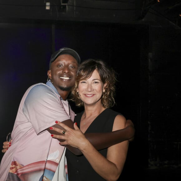 Exclusif - Ahmed Sylla, Virginie Hocq - Backstage de l'enregistrement de l'émission "Morning Night", présentée par M.Youn, B.Morgaine et V.Desagnat, et diffusée le 2 novembre sur M6 © Jack Tribeca / Bestimage