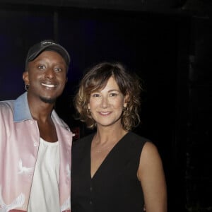 Exclusif - Ahmed Sylla, Virginie Hocq - Backstage de l'enregistrement de l'émission "Morning Night", présentée par M.Youn, B.Morgaine et V.Desagnat, et diffusée le 2 novembre sur M6 © Jack Tribeca / Bestimage