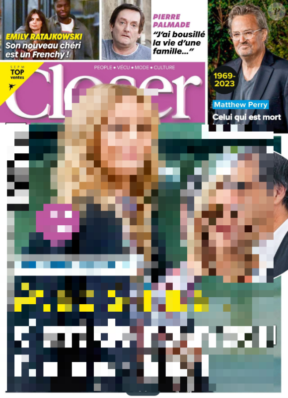 Magazine "Closer", en kiosques le 3 novembre 2023.