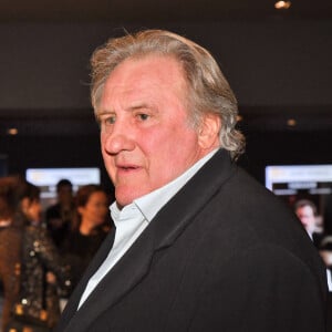 Gérard Depardieu lors de la soirée de clôture de la 3eme édition du Festival Cinéroman à Nice, le 24 octobre 2021. © Bruno Bebert / Bestimage 