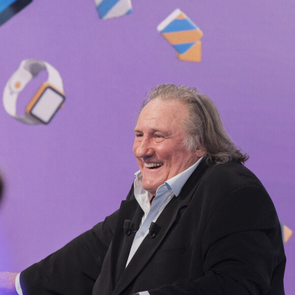 Il faut dire que l'acteur a été bouleversé par de nombreux scandales.
Exclusif - Gérard Depardieu - Première émission TPMP (Touche Pas à Mon Poste!) de la saison pour Cyril Hanouna et son équipe de chroniqueurs, avec beaucoup de nouveautés, un nouveau plateau, nouveau décor, des nouveaux arrivants, ainsi que la présence rare et exclusive de G.Depardieu à Paris le 31août 2020. © Jack tribeca / Bestimage 