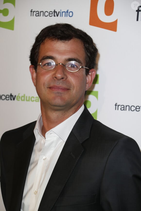 Benoît Thevenet lors de la conférence de presse de rentrée de France Télévisions au Palais de Tokyo à Paris, le 26 août 2014.