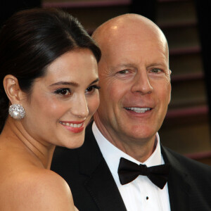 Bruce Willis, Emma Heming - Arrivées des people à la soirée Vanity Fair après la 86 ème cérémonie des Oscars le 2 mars 2014 