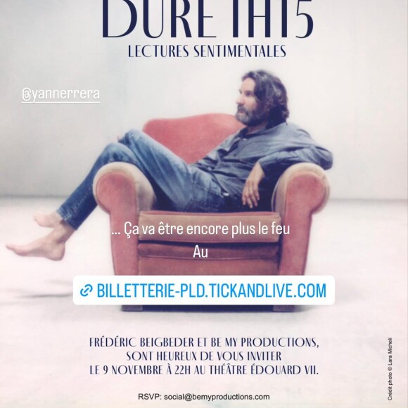 Frédéric Beigbeder au théâtre Edouard VII