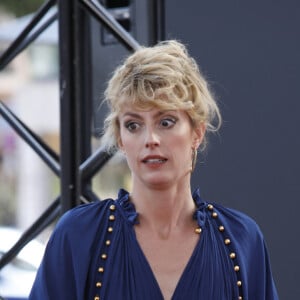 Sara Mortensen sur le tapis rouge du photocall de la cérémonie d'ouverture du 62ème Festival de Télévision de Monte-Carlo, à Monaco, le 16 juin 2023. © Denis Guignebourg/BestImage 