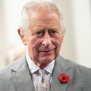 Le roi Charles III d'Angleterre- Visite de la Synagogue centrale du centre de Londres pour commémorer le 85e anniversaire de Kristallnacht, le 9 novembre 2023. © Tayfun Salci/ZUMA Press Wire