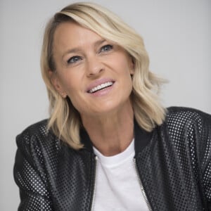 Robin Wright - Conférence de presse avec les acteurs de la série "House of Cards" à Beverly Hills. Le 22 octobre 2018