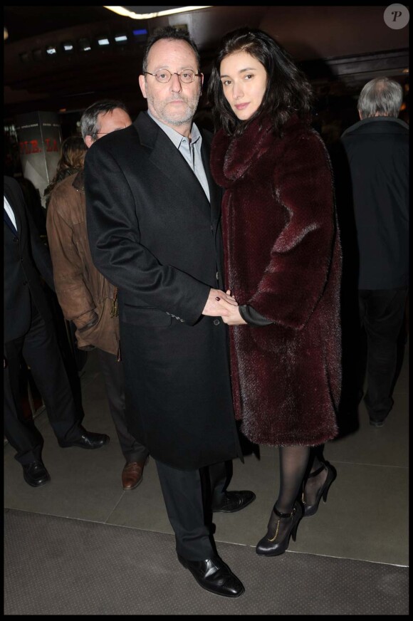 Jean Reno et sa femme, Zofia, à l'avant-première de La Rafle, le 8 mars 2010 à Paris !