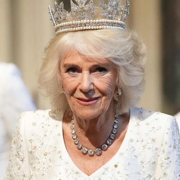 Premier "discours du trône" du roi Charles III d'Angleterre devant la chambre des Lords au palais de Westminster à Londres? le 7 novembre 2023. 