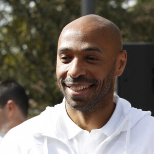 Didier Deschamps et Thierry Henry - Inauguration de l'espace Michel Hidalgo au Centre National du Football de Clairefontaine (Yvelines), le 5 septembre 2023. © Michael Baucher / Panoramic / Bestimage