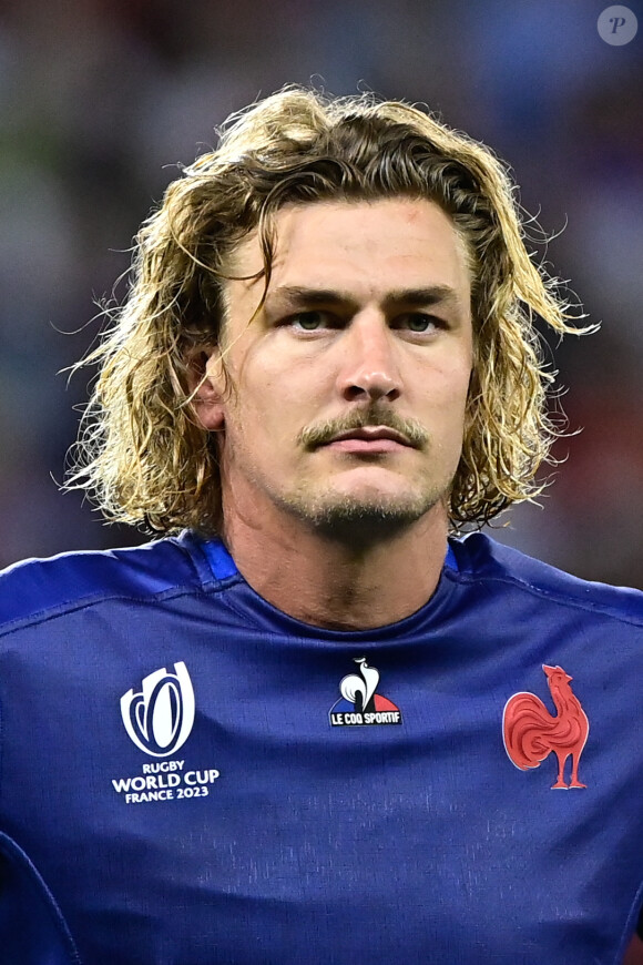 Portrait de BASTIEN CHALUREAU ( 19 - France ) - Coupe du Monde de Rugby France 2023 du match de Poule A entre la France et l'Uruguay (27-12) au stade Pierre-Mauroy à Lille le 14 septembre 2023. 