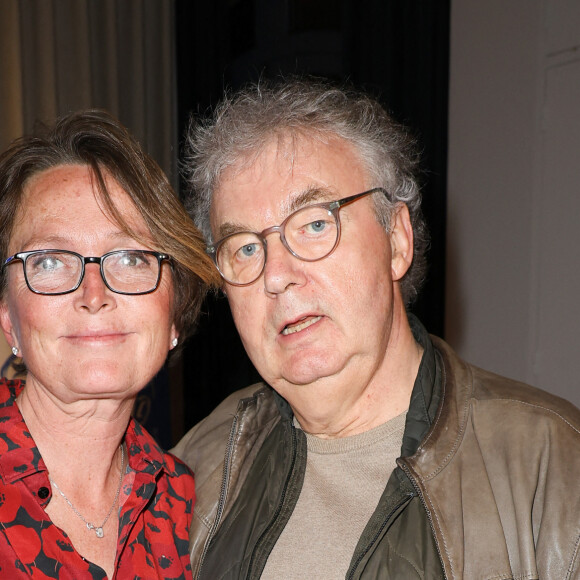 Exclusif - Claude Chirac et Dominique Besnehard - Remise du prix "Fonds de dotation Line Renaud-Loulou Gasté" pour la recherche médicale à la Maison de la Recherche à Paris le 15 novembre 2023. © Coadic Guirec/Bestimage 