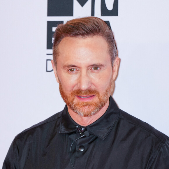 David Guetta au photocall des "MTV Europe Music Awards 2022" à Dusseldorf, le 13 novembre 2022.