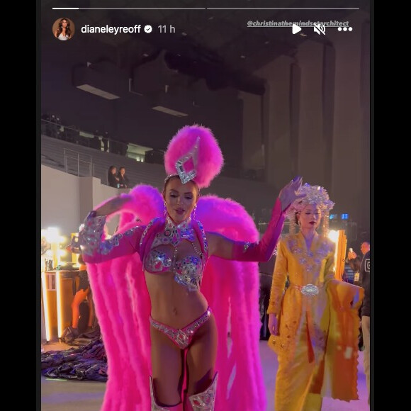 Diane Leyre présente son costume de Miss Univers sur Instagram. Le 17 novembre 2023.