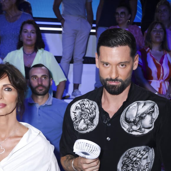 Exclusif - Géraldine Maillet, Hugo Manos - Enregistrement de l'émission "TPMP (Touche Pas à Mon Poste)", présentée par C.Hanouna et diffusée en direct sur C8 le 14 septembre 2023 © Jack Tribeca / Bestimage 