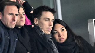 France-Gibraltar (14-0) : Christian Estrosi et Laura Tenoudji, Louis Ducruet et sa femme Marie... Spectateurs d'un match fou !
