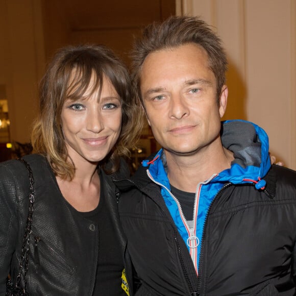 Exclusif - Laura Smet et David Hallyday  au Theatre de Paris pour les 70 ans de Johnny Hallyday. Le 15 juin 2013