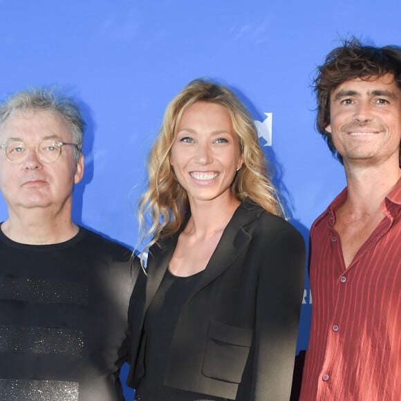 Dominique Besnehard, Laura Smet et Nicolas Herman lors du premier jour de la 11ème édition du festival du Film Francophone d'Angoulême, France, le 21 août 2018. © Coadic Guirec/Bestimage 