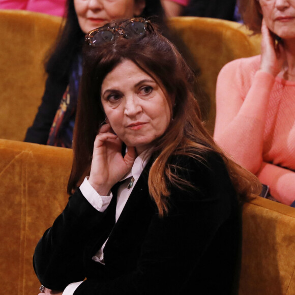Exclusif - Agnès Jaoui - Cérémonie de remise du Grand Prix de l'Académie des beaux-arts en cinéma et audiovisuel à Agnès Jaoui à la Coupole du Palais de l'Institut de France le 27 septembre 2023. © Marc Ausset-Lacroix/Bestimage