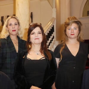 Exclusif - William Lebghil, Alysson Paradis, Agnès Jaoui, Sarah Suco et Guillaume de Tonquédec - Le jury lors de la cérémonie de clôture du 10ème festival international du film de Saint-Jean de Luz le 7 octobre 2023. © Patrick Bernard/ Bestimage