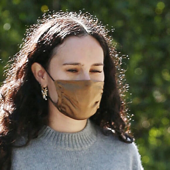 Rumer Willis quitte sa séance de gym à Los Angeles, le 31 mars 2021.