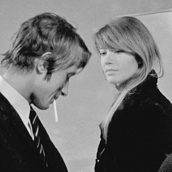 Jacques Dutronc et Françoise Hardy en 1967 à Paris