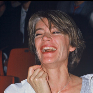 Françoise Hardy et son fils Thomas Dutronc en 1984