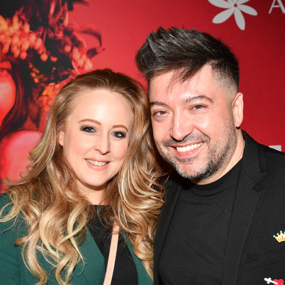 Chris Marques et sa femme au concert de M.Galanter au théâtre Music-Hall Show l'Alhambra à Paris, France, le 23 novembre 2023. © Veeren/Bestimage