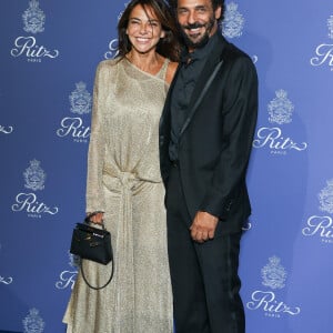 Tomer Sisley et sa femme Sandra - Photocall des 125 ans du Ritz à Paris Le 14 septembre 2023. © Rachid Bellak/ Bestimage 