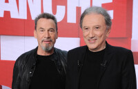Michel Drucker reçoit Florent Pagny dans "Vivement dimanche" sur France 3.