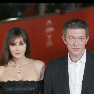 Monica Bellucci et Vincent Cassel - Première du film "L'Uomo Che Ama" à Rome lors du Festival de Rome.