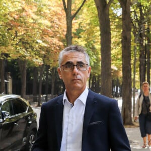 Laurent Jalabert arrive à l'enregistrement de l'émission "Vivement Dimanche Prochain" au studio Gabriel à Paris, France, le 21 août 2019.