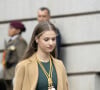 Son look a été empruntée à sa maman
La princesse Leonor - Séance solennelle d'ouverture des Cortes Generales à Madrid le 29 novembre 2023