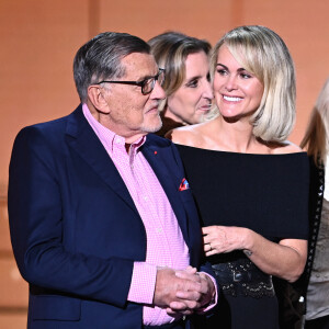 Exclusif - Surprises - Jean-Claude Camus, Laeticia Hallyday - Enregistrement de l'émission "La chanson secrète", présentée par N.Aliagas et diffusée le 1er décembre sur TF1 © Guillaume Gaffiot-Cyril Moreau / Bestimage 