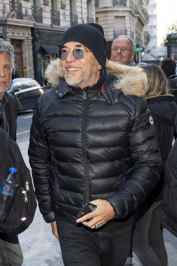 Exclusif - Pascal Obispo - Personnalités à la conférence spectacle de Al Pacino "An evening with Al Pacino" à la salle Pleyel à Paris le 25 avril 2023.