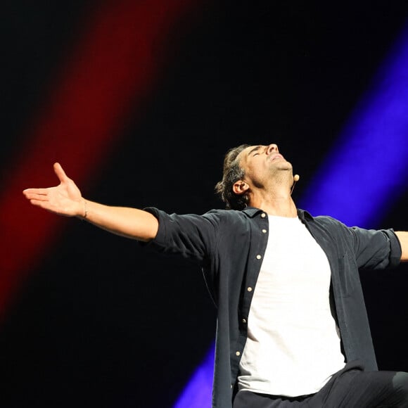 Exclusif - Spectacle de Florent Peyre "Nature" au theatre Mogador à Paris le 4 décembre 2023. © Coadic Guirec/Bestimage