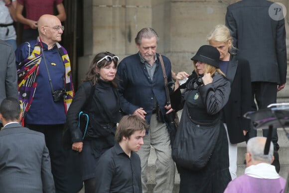 Exclusif - Obsèques de l'écrivain Françoise Mallet-Joris en présence de la famille en l'église Saint-Sulpice à Paris. Le 19 août 2016
