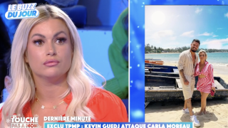 VIDEO Carla Moreau en guerre contre Kevin Guedj : il porte plainte contre elle, grosse annonce surprise en direct